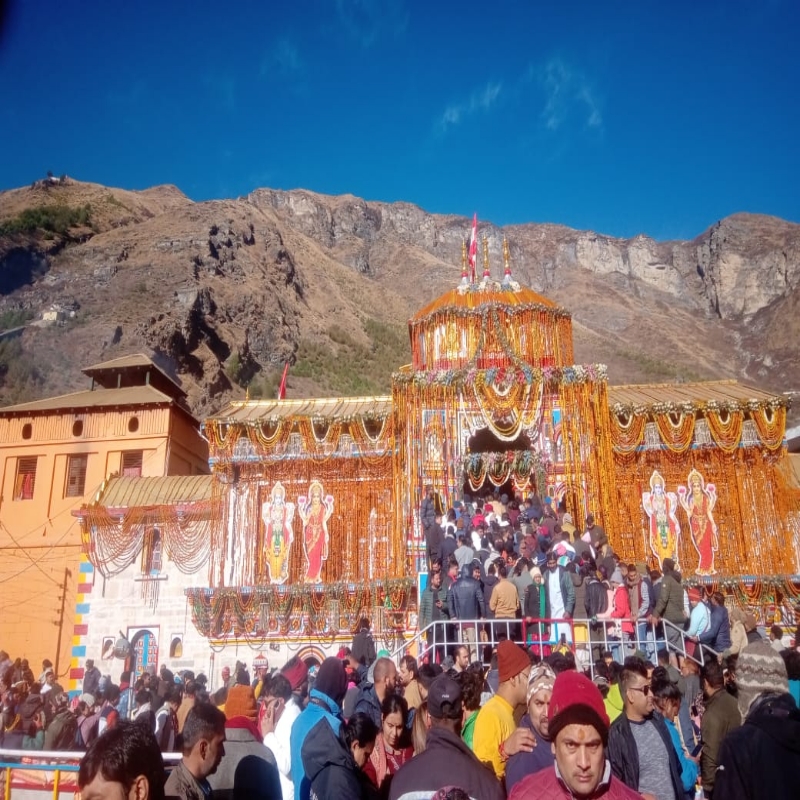 बदरीनाथ धाम के कपाट शनिवार को होंगे बंद
