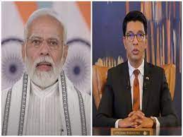 प्रधानमंत्री मोदी ने एंड्री राजोएलिना को पुन: मेडागास्कर का राष्ट्रपति बनने पर दी बधाई