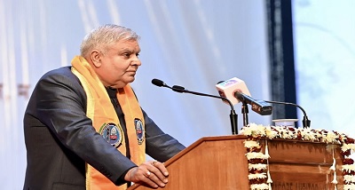 सत्&zwj;ता के गलियारे भ्रष्&zwj;टाचार और बिचौलियों से पूरी तरह मुक्&zwj;त हैंः उप-राष्&zwj;ट्रपति जगदीप धनखड़