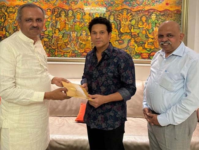 भारत रत्न सचिन तेंदुलकर को मिला राम मंदिर के 'प्राण प्रतिष्ठा' समारोह में शामिल होने का निमंत्रण