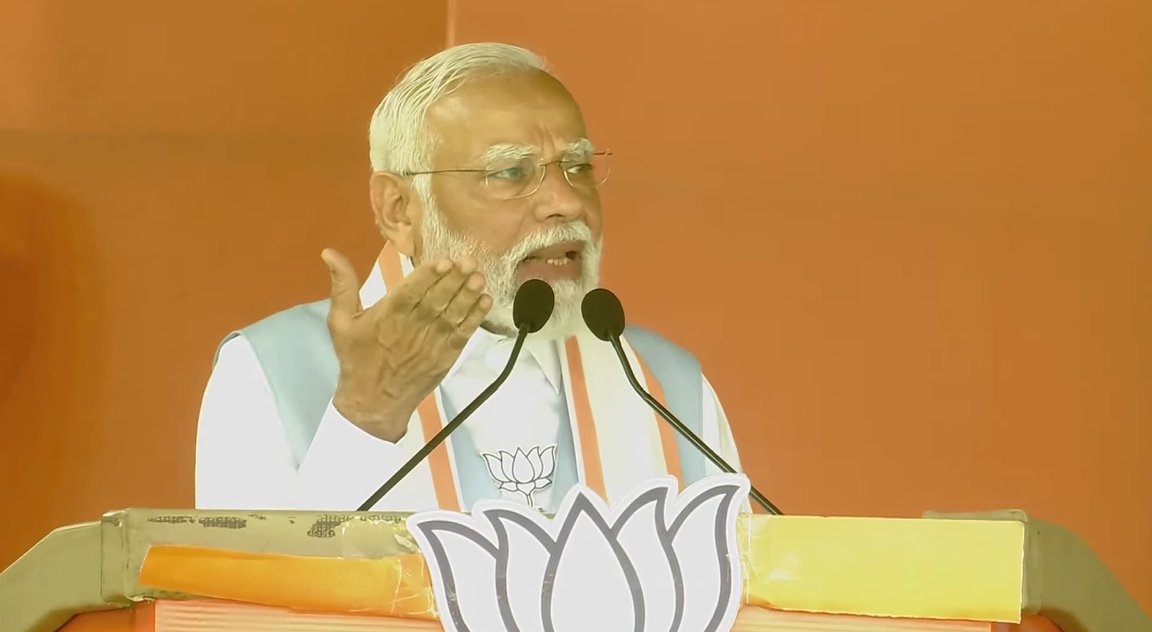 विकसित भारत के लिए भाजपा का दृष्टिकोण इंडी गठबंधन की परिवार केंद्रित राजनीति के विपरीत : प्रधानमंत्री