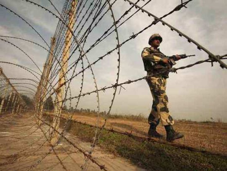 भारत-पाकिस्तान बॉर्डर पर पाक घुसपैठिया को मार गिराया