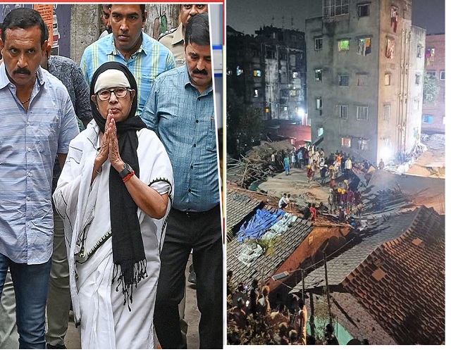 राउंडअप: कोलकाता में निर्माणाधीन अवैध इमारत गिरी, मुख्यमंत्री ने किया दौरा