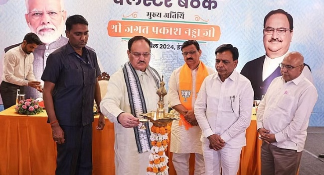 चुनावों को गंभीरता से लें पदाधिकारी, जमीनी स्तर पर करें काम : जेपी नड्डा