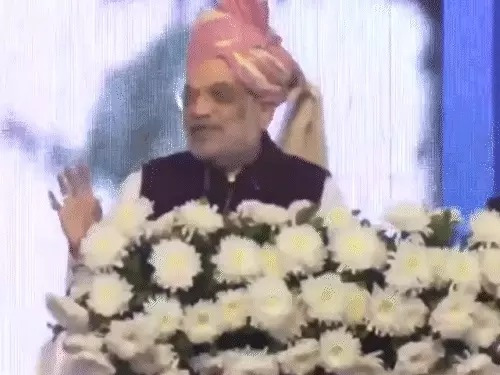 माहेश्वरी समाज के हाथ में तलवार भी उतनी ही अच्छी लगती है, जितनी तराजू। : अमित शाह