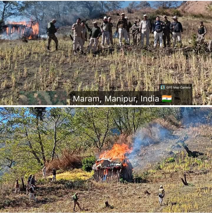 मणिपुर में 10 एकड़ अफीम की अवैध खेती नष्ट