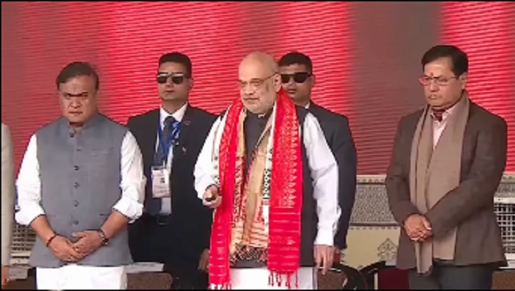 केंद्रीय गृह मंत्री अमित शाह ने डिब्रूगढ़ में किया विभिन्न विकास परियोजनाओं का उद्घाटन-शिलान्यास