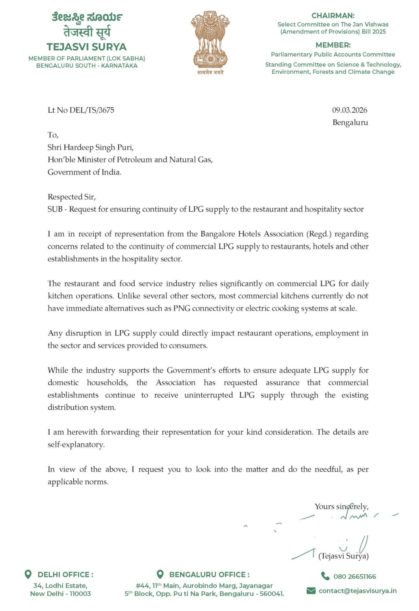 एलपीजी की कमी से बेंगलुरु का होटल उद्योग संकट में, केंद्र से तत्काल आपूर्ति बहाल करने की मांग