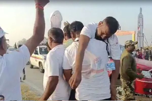 राहुल गांधी की भारत जोड़ो यात्रा में भगदड़, एक व्यक्ति घायल