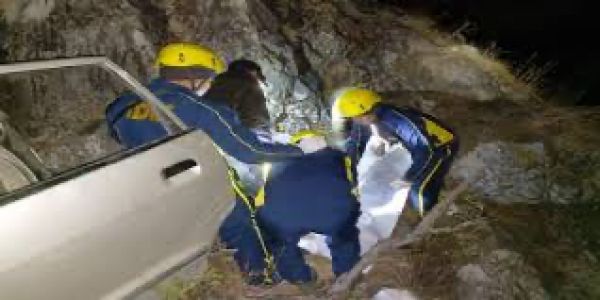  कपकोट में कार हादसे में चार की मौत, दो घायल