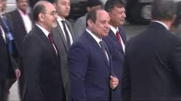 राष्ट्रपति भवन में मिस्र के राष्ट्रपति अब्देल फतह अल-सिसी का स्वागत