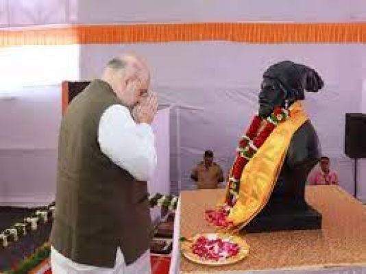 अमित शाह ने गुरुजी और छत्रपति शिवाजी को जयंती पर किया नमन