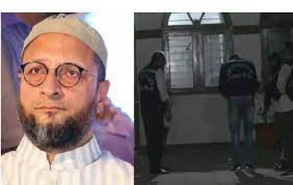 दिल्ली में ओवैसी के सरकारी आवास पर पथराव