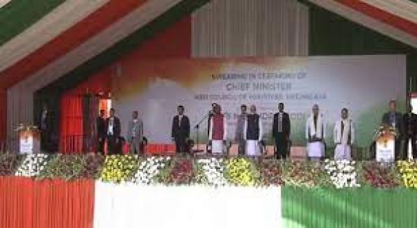 कॉनराड संगमा ने संभाली मेघालय की कमान, शपथ ग्रहण समारोह में शामिल हुए प्रधानमंत्री