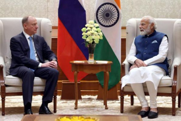 रूसी सुरक्षा परिषद के सचिव ने प्रधानमंत्री नरेन्द्र मोदी से मुलाकात की