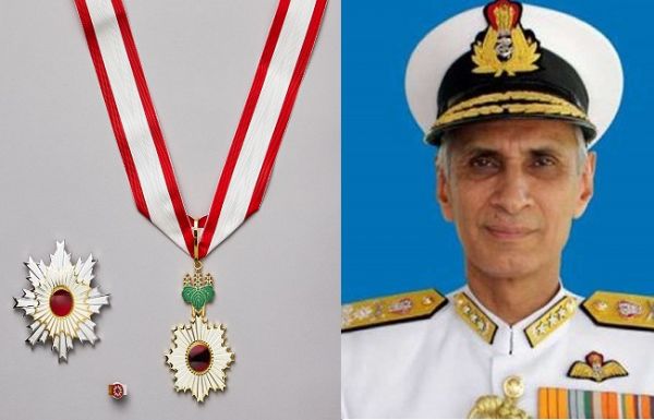 पूर्व नौसेना प्रमुख एडमिरल करमबीर सिंह को जापान ने दिया अंतरराष्ट्रीय सम्मान