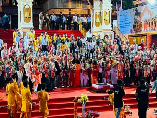 परमार्थ निकेतन की गंगा आरती में शामिल हुए जी-20 के प्रतिनिधि, रात्रि भोज में परोसे गए मोटे अनाज के व्यंजन