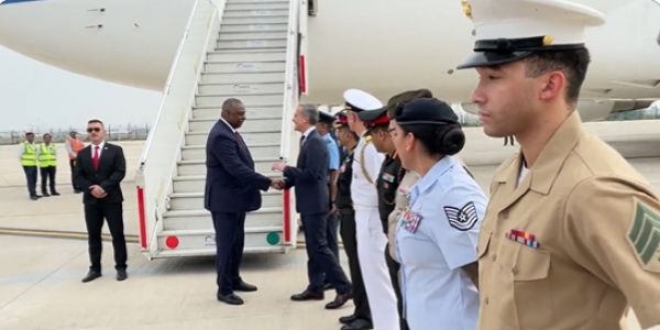 अमरीकी रक्षामंत्री लॉयड आस्टिन दो दिवसीय भारत यात्रा पर नई दिल्&zwj;ली पहुंचे