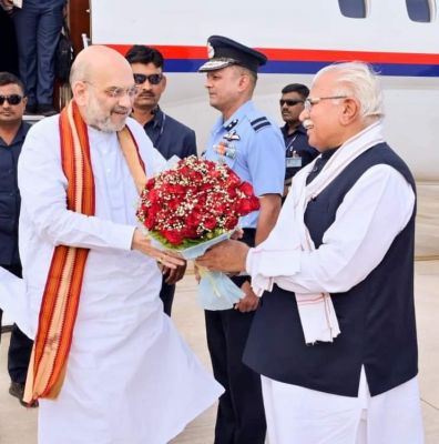 सिरसा में गरजे अमित शाह- भाजपा ने हरियाणावासियों को थ्रीडी सरकार से दिलाई मुक्ति