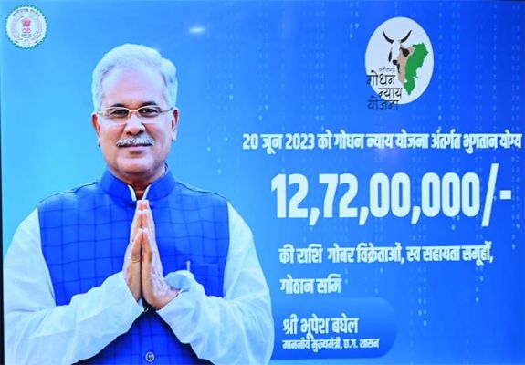 न्याय योजना : हितग्राहियों के खातों में सीएम बाघले ने ट्रांसफर की राशि...