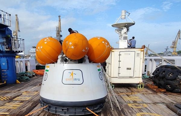 इसरो और नौसेना ने 'मिशन गगनयान' के लिए पूरे किये हार्बर रिकवरी परीक्षण