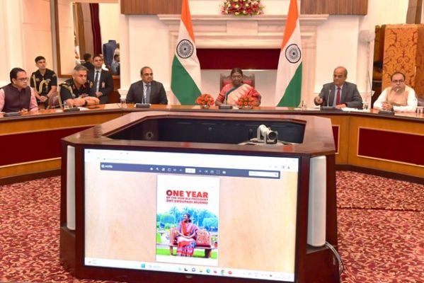 राष्ट्रपति मुर्मू ने अपने कार्यकाल का एक वर्ष पूरा किया