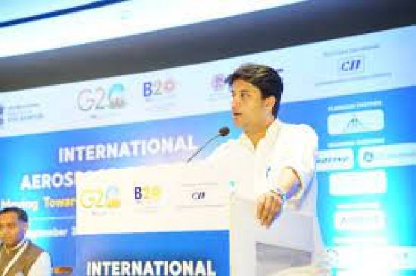 केन्द्रीय मंत्री सिंधिया ने बी-20 इंटरनेशन एयरोस्पेस कॉन्फ्रेंस का शुभारंभ किया