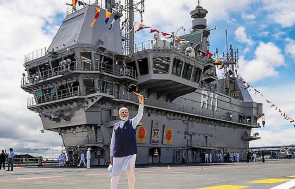 नौसेना ने दूसरे स्वदेशी विमानवाहक पोत की 'मेगा डील' के लिए केंद्र को भेजा प्रस्ताव