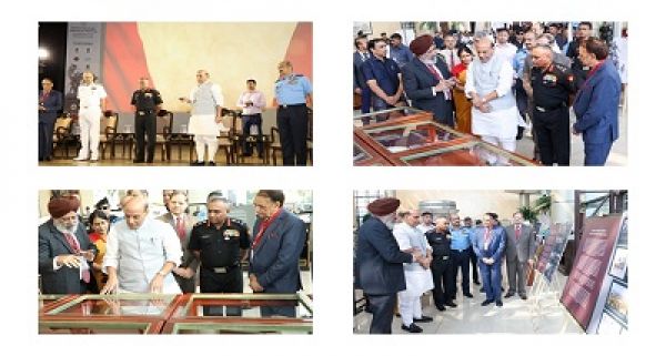 रक्षामंत्री राजनाथ सिंह ने नई दिल्&zwj;ली में प्रथम भारतीय सैन्&zwj;य धरोहर उत्&zwj;सव की शुरूआत की