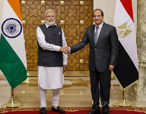 प्रधानमंत्री मोदी और मिस्र के राष्ट्रपति ने आतंकवाद पर जताई चिंता