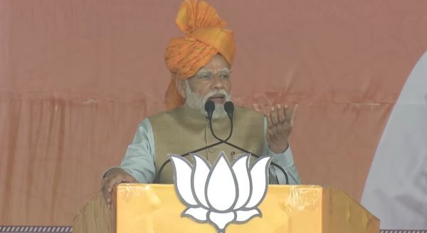 भ्रष्टाचार, वंशवाद व तुष्टीकरण भारत को विकसित राष्ट्र बनने से रोक रहा : नरेन्द्र मोदी