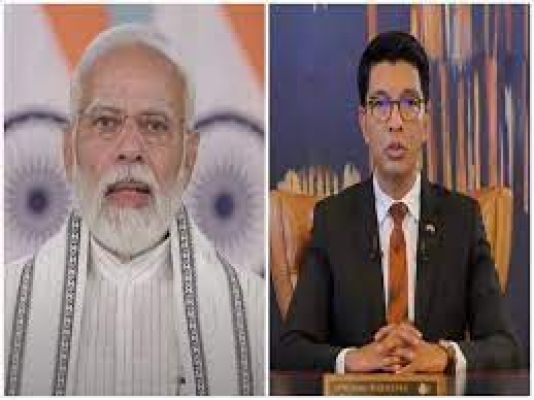 प्रधानमंत्री मोदी ने एंड्री राजोएलिना को पुन: मेडागास्कर का राष्ट्रपति बनने पर दी बधाई