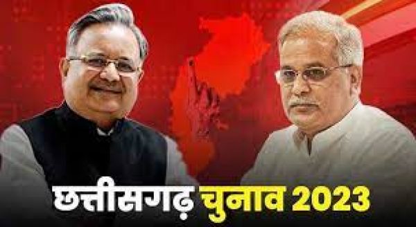 रायपुर के सात सीटों में भाजपा आगे