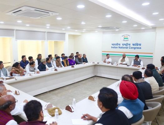 लोकसभा चुनाव को लेकर कांग्रेस ने बिहार के पार्टी पदाधिकारियों के साथ की बैठक