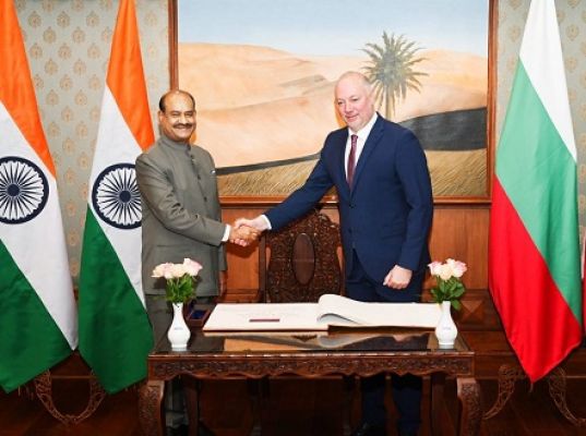 बुल्गारिया के संसदीय प्रतिनिधिमंडल ने लोक सभा अध्यक्ष से मुलाकात की