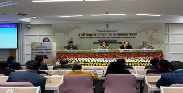 पशुपालन एवं डेयरी विभाग ने 21वीं पशुधन गणना की तैयारियों को लेकर बैठक की