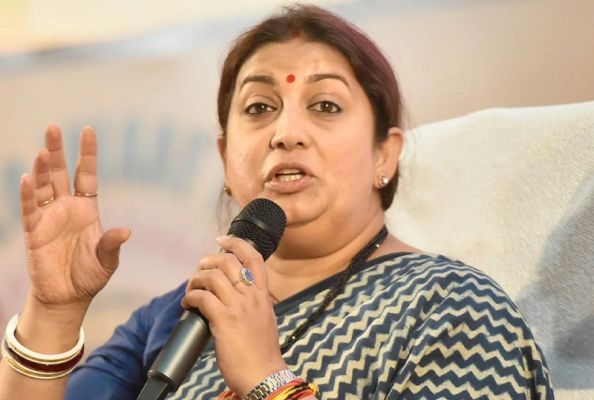 मप्रः केन्द्रीय मंत्री स्मृति ईरानी आज मप्र के प्रवास पर