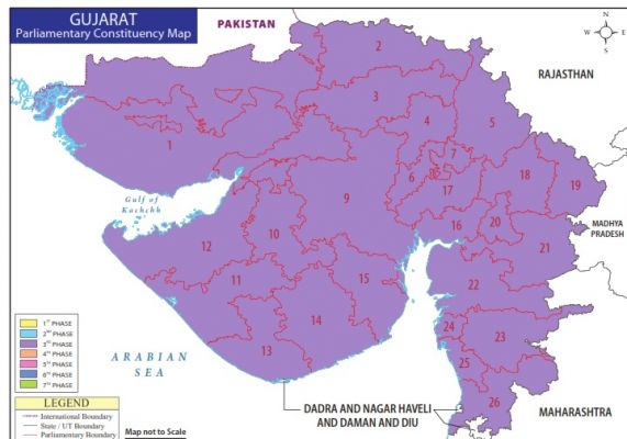 लोकसभा चुनाव के तीसरे चरण के लिए अधिसूचना जारी