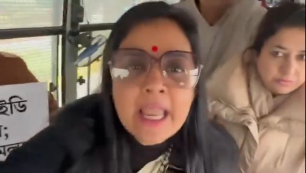 दिल्ली में अमित शाह के दफ्तर के बाहर प्रदर्शन कर रहे टीएमसी सांसद हिरासत में लिए गए