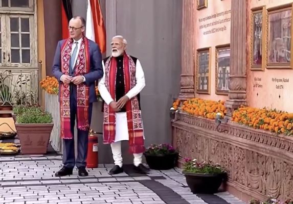 प्रधानमंत्री मोदी ने अहमदाबाद में जर्मन चांसलर फ्रेडरिक मर्ज की मेजबानी की