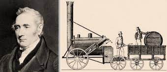 ट्रेन का आविष्कार किसने किया और कब
