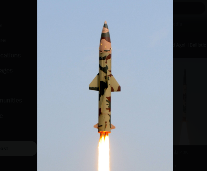 भारत ने ओडिशा में पृथ्वी-2 और अग्नि-1 बैलिस्टिक मिसाइलों का सफल परीक्षण किया