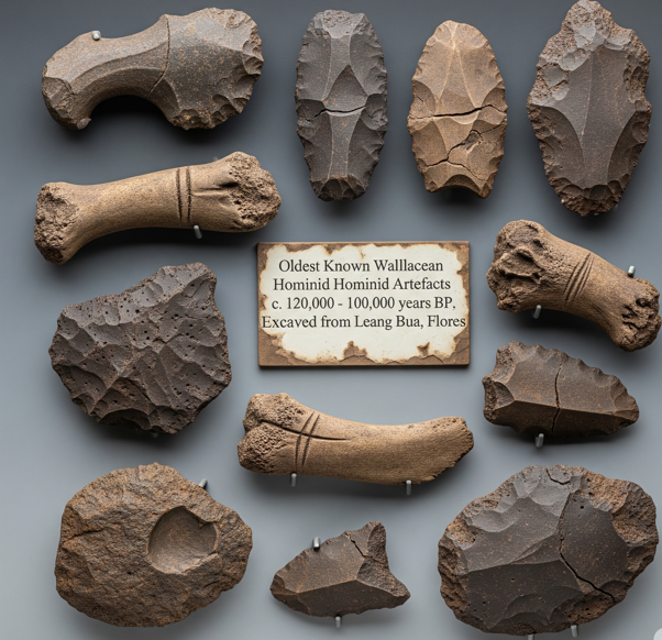 वैज्ञानिकों को इंडोनेशिया में सबसे पुराने ज्ञात वालेसियन होमिनिड्स की संभावित कलाकृतियाँ मिलीं
