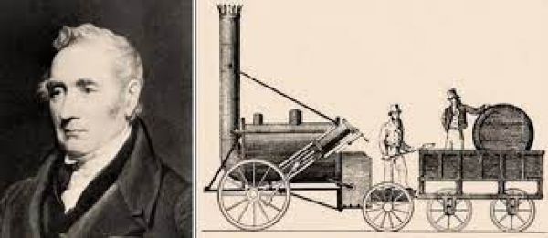 ट्रेन का आविष्कार किसने किया और कब