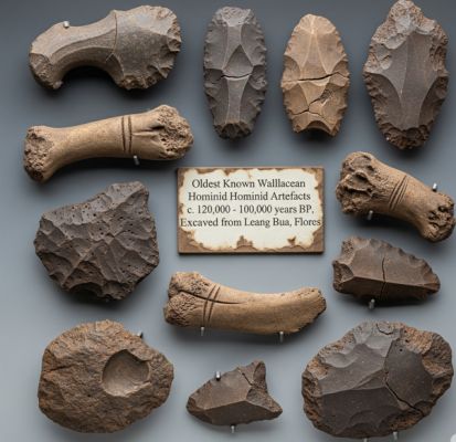 वैज्ञानिकों को इंडोनेशिया में सबसे पुराने ज्ञात वालेसियन होमिनिड्स की संभावित कलाकृतियाँ मिलीं