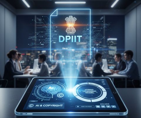 एआई और कॉपीराइट पर DPIIT का नया मसौदा जारी, हाइब्रिड लाइसेंसिंग मॉडल प्रस्तावित