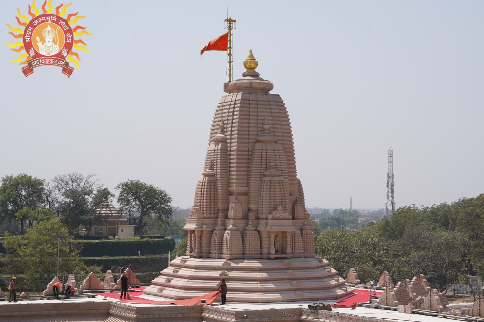 राम जन्मभूमि के हनुमान मंदिर में 2 अप्रैल को होगा ध्वजारोहण