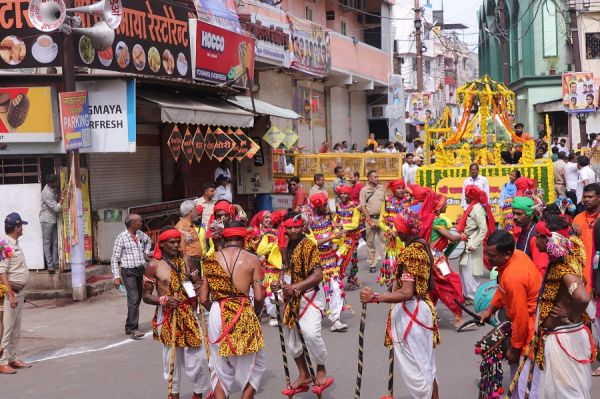 उज्जैन में धूमधाम से निकली भगवान महाकाल की श्रावण-भाद्रपद मास की पांचवीं सवारी