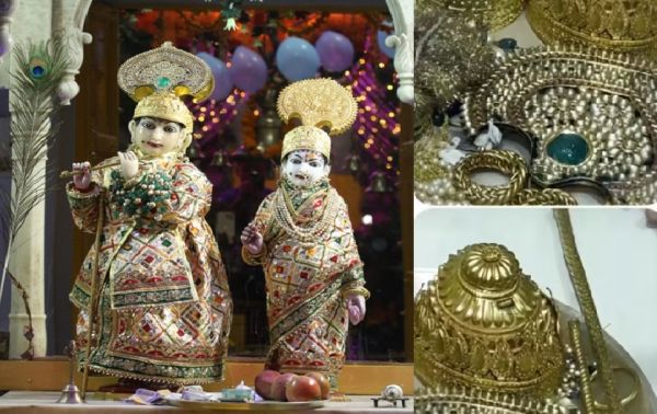 ग्वालियर के गोपाल मंदिर में 100 करोड़ रुपए के गहनों से होगा राधा&ndash;कृष्ण का श्रृंगार